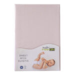 Úpletové prostěradlo 60x120cm FreeON světle růžové