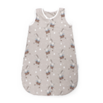 Spací pytel - šedě hnědý zimní králíček