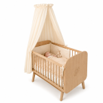 Baldachýn SOFTELLO k dětské postýlce - smetanový