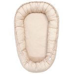 Hnízdo pro miminko SOFTELLO - béžová tečka