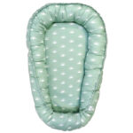Hnízdo pro miminko SOFTELLO - mentolové půlslunce
