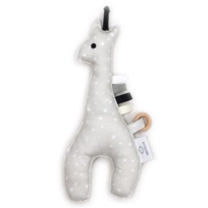 hračka žirafka mentolová bodka foto