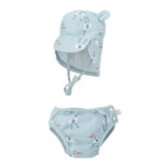 Dětské plavky s kloboučkem BIMBIDREAMS Gavina s uVP 50+