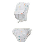 Dětské plavky s kloboučkem BIMBIDREAMS Tucan s UVP 50+