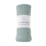Pletená merino deka SOFTELLO - SAPO šalvějová