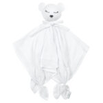 Muchláček medvídek - bílý jednobarevný