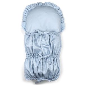 Návlek na peřinku SOFTELLO - světle modrá tečka MIX