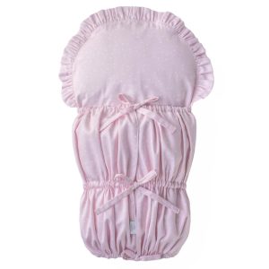 Návlek na peřinku SOFTELLO - světle růžová tečka