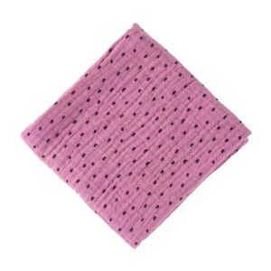 Mušelínová plena SOFTELLO 50x50cm - ostružinová tečka