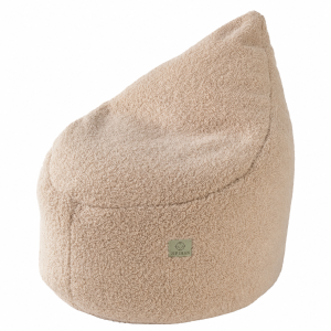 Bouclé sedací pytel pro děti SOFTELLO - béžový