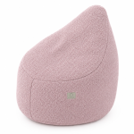 Bouclé sedací pytel pro děti SOFTELLO - růžový
