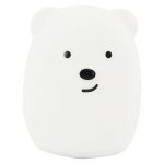 Silikonové noční světlo MINI FreeON - bílý medvídek