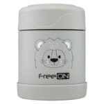 Termobox na jídlo 350ml FreeON - šedý lvíček