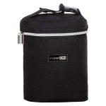 Termoobal na 2 kojenecké fľaše FreeON čierny