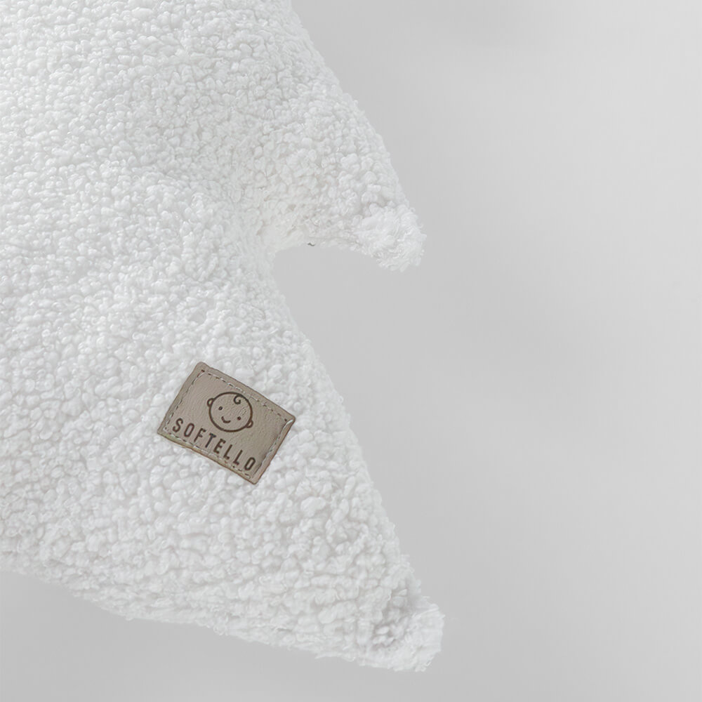 Bouclé polštář stromeček SOFTELLO - bílý - Obrázek 2