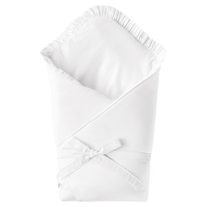 Zavinovačka SOFTELLO - bílá s volánkem (MI240)