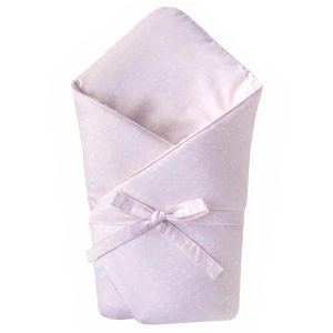 Návlek na zavinovačku SOFTELLO - světle růžové květinky