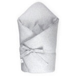 Návlek na zavinovačku SOFTELLO - světle šedé květinky